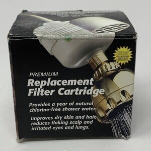 New Wave ENVIRO Shower Head Chlorine & Hard Water Filter Replacement Cartridge